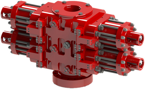การขุดเจาะบ่อน้ำมัน SL Ram Blowout Preventers อุปกรณ์ BOP Bore