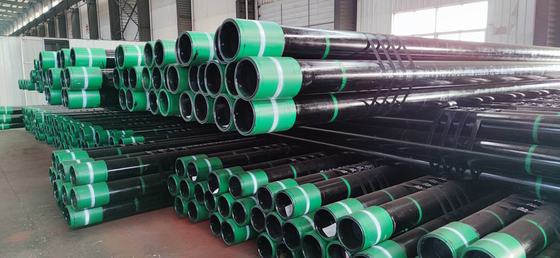 J55 API 5CT เจาะท่อปลอก 4 1/2" - 20" อุปกรณ์บ่อน้ำมัน