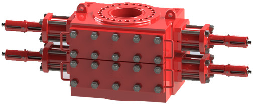 9 "Side Open Type Oilfield Drilling Blowout Preventer อุปกรณ์ Ram Workover