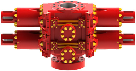 อุปกรณ์ป้องกันการระเบิด LWS Ram Type BOP Bore 11"