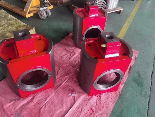 API 7K F-1600 ชิ้นส่วนปั๊มโคลน 35CrMo Cross Head สำหรับการขุดเจาะน้ำมัน