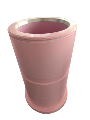 F-1600 Mud Pump Ceramic Liner อะลูมิเนียมผสมทองแดงเหมาะสำหรับบ่อน้ำตื้น