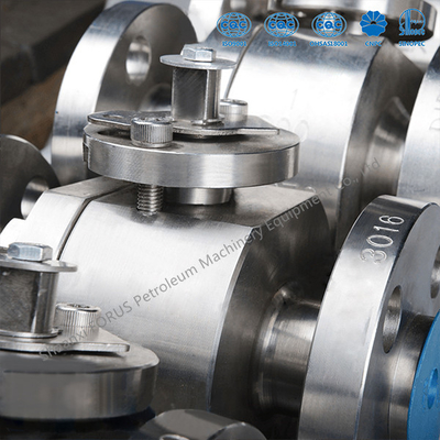 การออกแบบบอลวาล์วนั่งโลหะลอยปลอมแปลง API6D BS5351 ASME B16.34