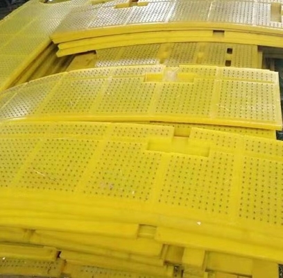 วัสดุ PU Anti Skid Mat 30mm ZP375 สําหรับเครื่องเจาะโต๊ะหมุน