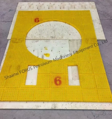 โต๊ะหมุน Anti-Slip Mat ความหนา 30MM PU Anti-Slip Mat สําหรับการเจาะ โต๊ะหมุน