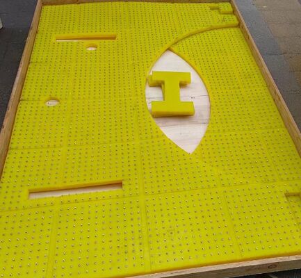 แผ่นกันลื่นโต๊ะหมุน วัสดุ PU ทนทานต่อการสึกหรอ ใช้สำหรับ ZP175