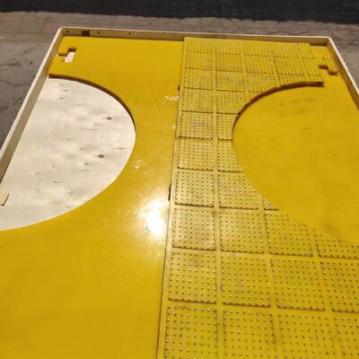 วัสดุพรีเมี่ยมที่คัดเลือก พอลิอุเรธาน ความหนา 30 มิลลิเมตร โต๊ะหมุน Anti slip Mat