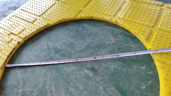 วัสดุพรีเมี่ยมที่คัดเลือก พอลิอุเรธาน ความหนา 30 มิลลิเมตร โต๊ะหมุน Anti slip Mat