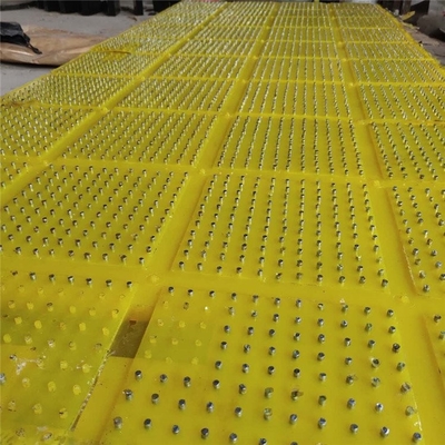 สีเหลือง 83"X74" Anti-Skid Mat Oil Drilling Industrial