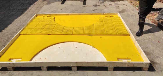 โต๊ะหมุน PU Anti Skid Mat 30mm ZP275 สําหรับการเจาะ